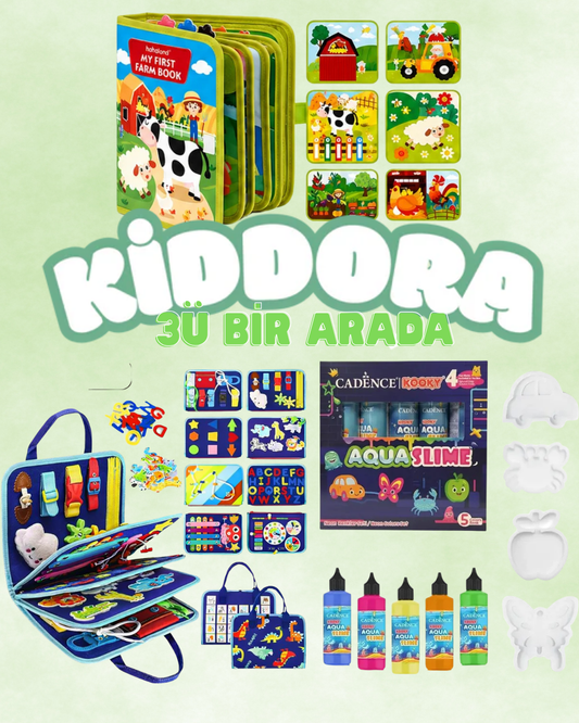 Kiddora 3ü bir arada erkek çocuk seti