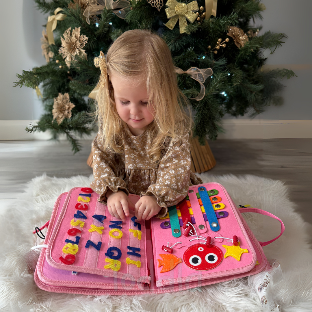 Kiddora™ Montessori Aktivite Çantası  | 8’i 1 Arada