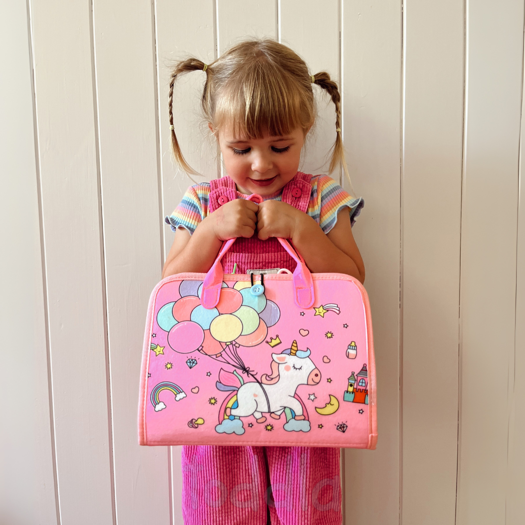 Kiddora™ Montessori Aktivite Çantası  | 8’i 1 Arada